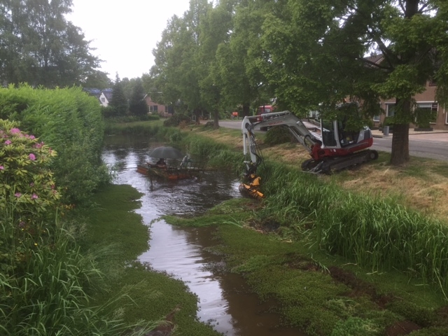 Maaien vijvers en stedelijke wateren