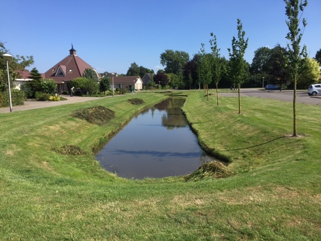 Maaien vijvers en stedelijke wateren
